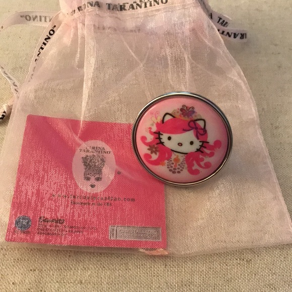 Tarina Tarantino Pink Head Ring NEW NWT - Picture 5 of 5